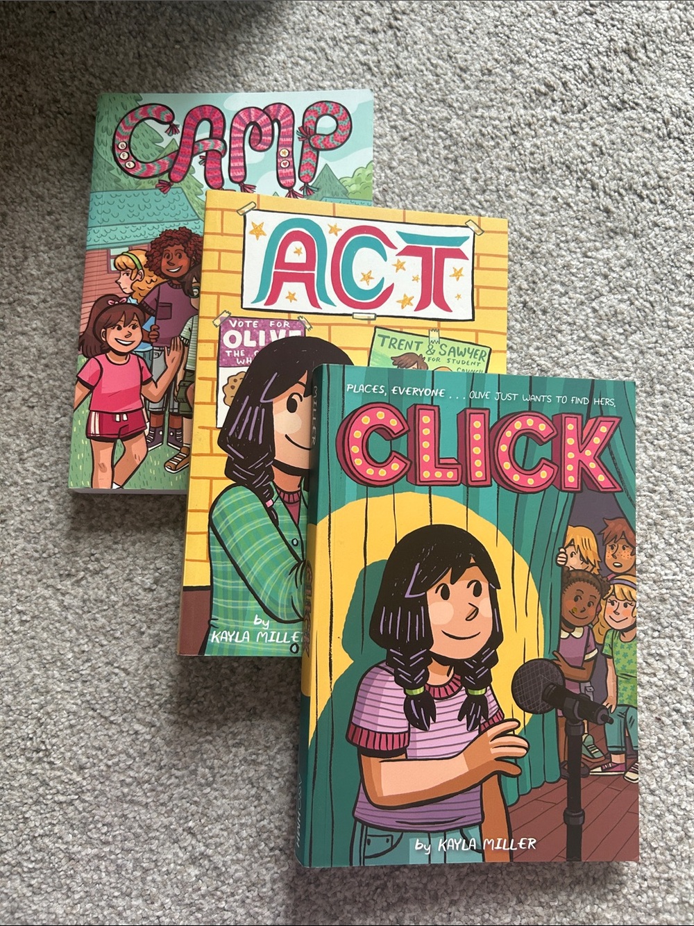 Click, Act, Camp Graphic Novel Series